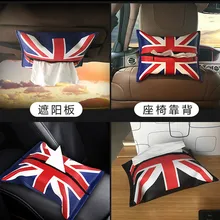 Новое поступление, автомобильные аксессуары, тканевые коробки, навесной держатель, Юнион Джек для Mini Cooper F56 R56 R55 F54 и т. д
