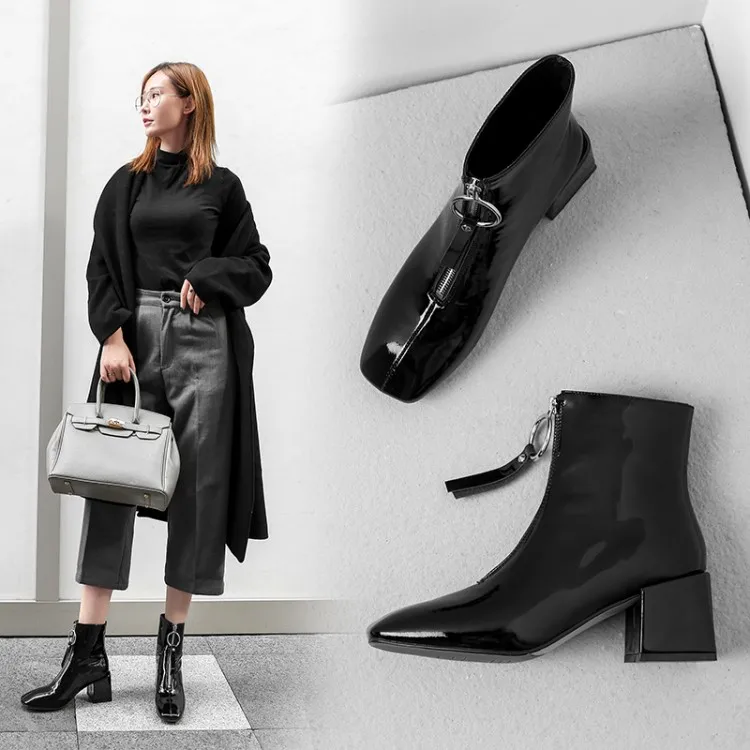black ankle boots 2019