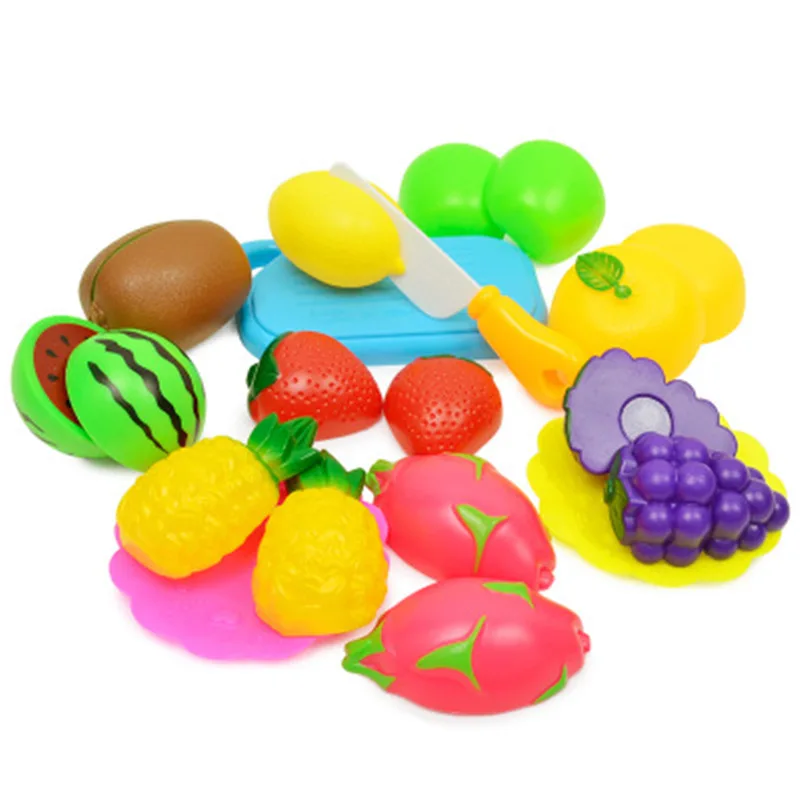 HziriP Лидер продаж пластиковая кухонная еда фрукты овощи резка девочки ролевые игры Обучающие безопасные детские кухонные игрушки Наборы