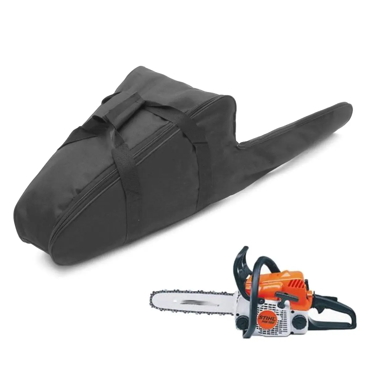 DWZ Portable 20 Chainsaw Carrying Bag Case Protective Holdall Box Chain Saw Black
