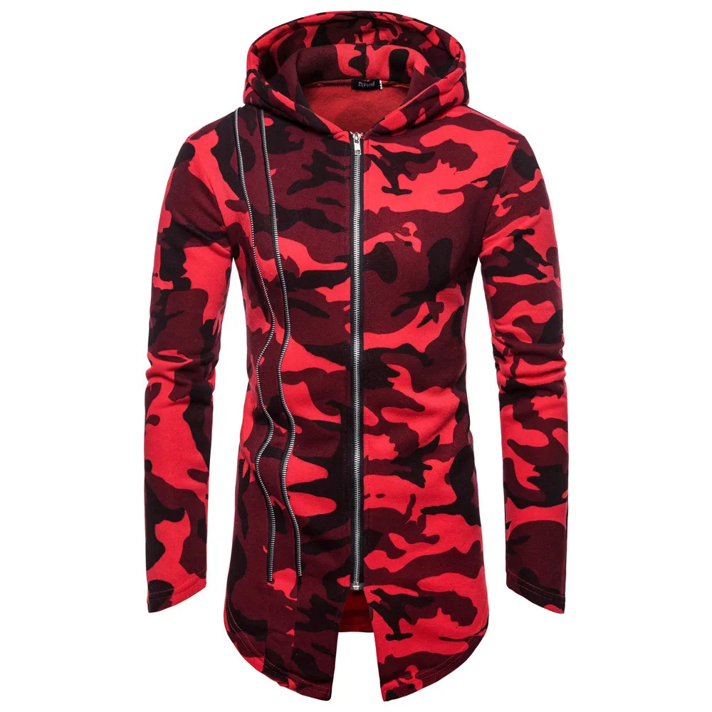 

KLV Camouflage Spring Autumn Mens Casual Camouflage Hoodie Jacket Men Waterproof Clothes Men's Windbreaker Coat Male Outwear533