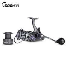 COONOR TS12 10+ 1BB двойное Передаточное отношение 6,3: 1 4,3: 1 спиннинговая Рыболовная катушка с металлической складной ручкой катушка рыболовного колеса