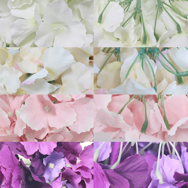 Flone 17CM Large Silk Flowers Artificial Hydrangea Heads DIY Simulation Flower Ball For Wedding Home Office Party Decor Art (1)