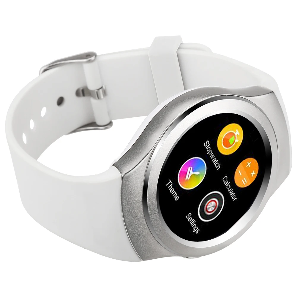Bluetooth Smart Часы № 1 G3 круглый Экран жизни Водонепроницаемый спортивные SmartWatch для