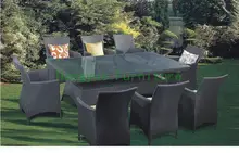 Outdoor new wicker dining room set