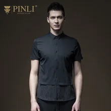 Camiseta Masculina Blusas Pinli Летние Новые товары для мужской одежды и рубашки с рукавами рубашки B182113394