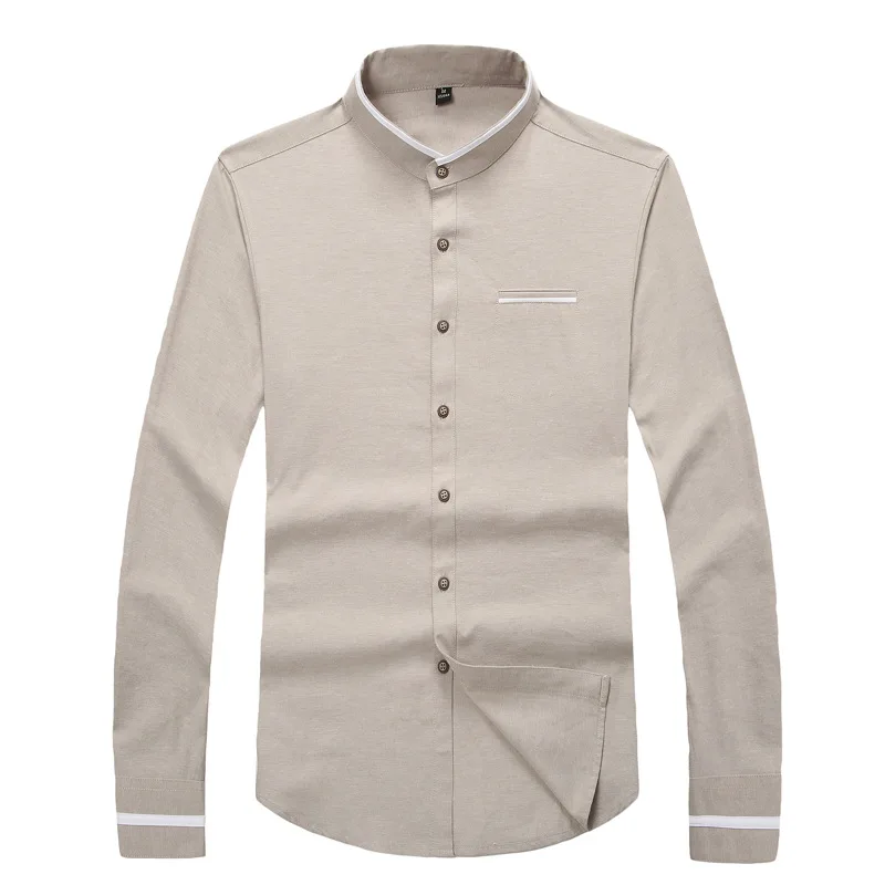 New 2016 fashion Men dress shirts High End long sleeve men shirt slim