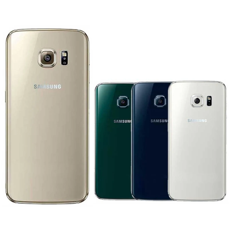 100% оригинальная Задняя стеклянная крышка батарейного отсека для SAMSUNG Galaxy S6 S6edge