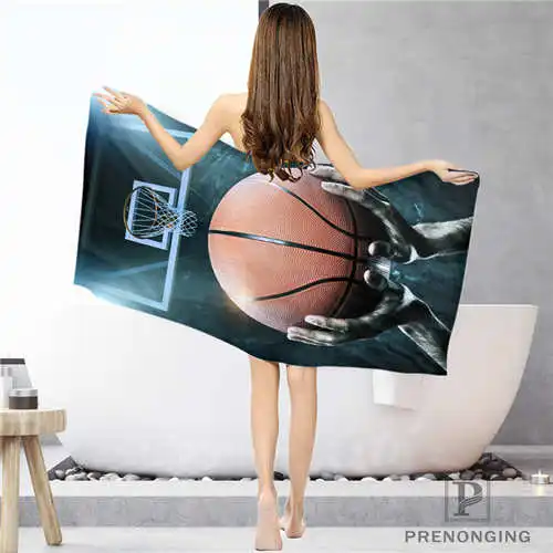 

Custom Basketball (1) Bathroom Washcloth Towels Face Towel/Bath Towel Shower Towels Size 33x74cm/72x143cm#18-12-17-05-240
