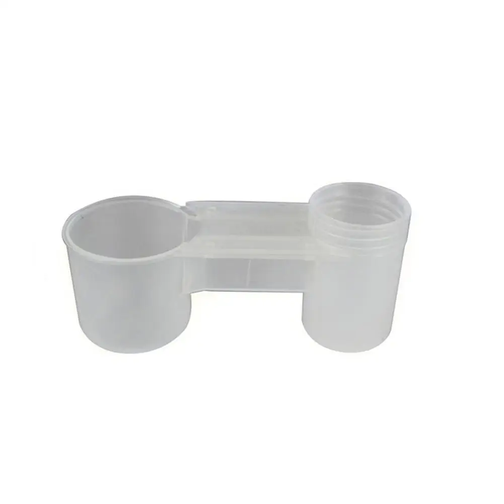 

Practical Plastic Water Drinker Cup Feeder Drinking Bowl for Bird Pigeons Parrot Bird Drinker