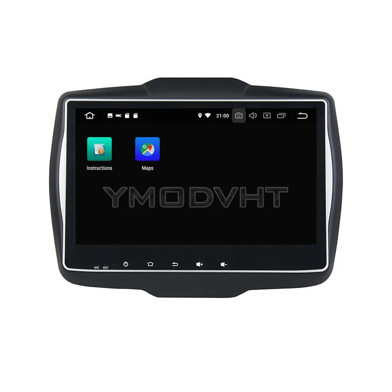 Top YMODVHT 10.1inch Android 8.0 Octa Core PX5 4GB RAM 32GB ROM Car DVD Player Radio Stereo GPS for Jeep Renegade 2015 2016 2017 4