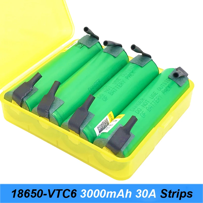 18650 VTC6 3000mAh 30amps for screwdriver 18650 with strips soldered rechargeable batteries for electric cigarette use AU28 18650 VTC6 3000mAh 30amps for screwdriver 18650 with strips soldered rechargeable batteries for electric cigarette use AU28