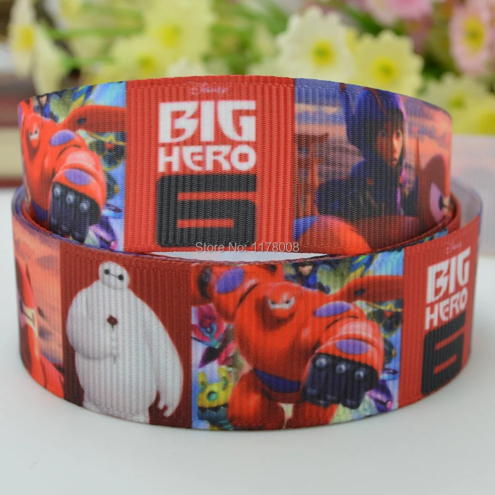 DUWES 7/8 &quot22 мм Большой Герой 6 печатных grosgrain ленты hairbow DIY ручной работы оптом OEM 50YD |