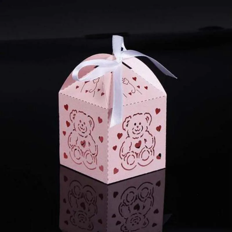 50PcsLots Laser Cut Little Bear Gift Box Favor Boxes Favor Boxes Baby Shower Favors Kids Birthday Wedding Party Decoration (10)