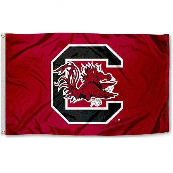 University of South Carolina Polyester Indoor Flag Banner metal holes Custom Any | Дом и сад