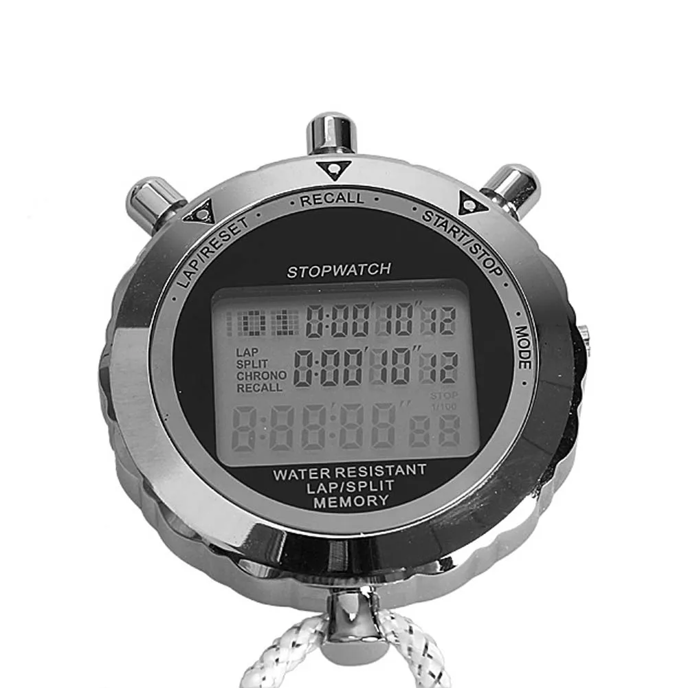Professional Timers Digital Stopwatch Quartz Countup Timer Clock Timing