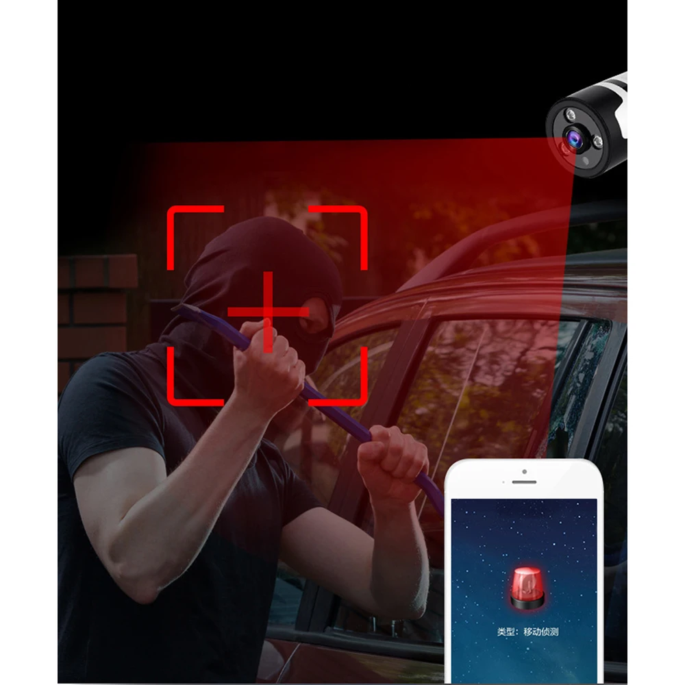 Kruiqi беспроводная Wifi ip камера HD 960P Водонепроницаемая наружная IR CUT наблюдения 1.3MP