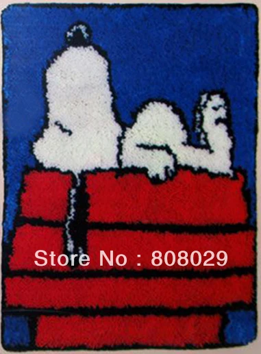 

-M0017. Latch hook rug kit. carpet set. 100% acylic yarn set