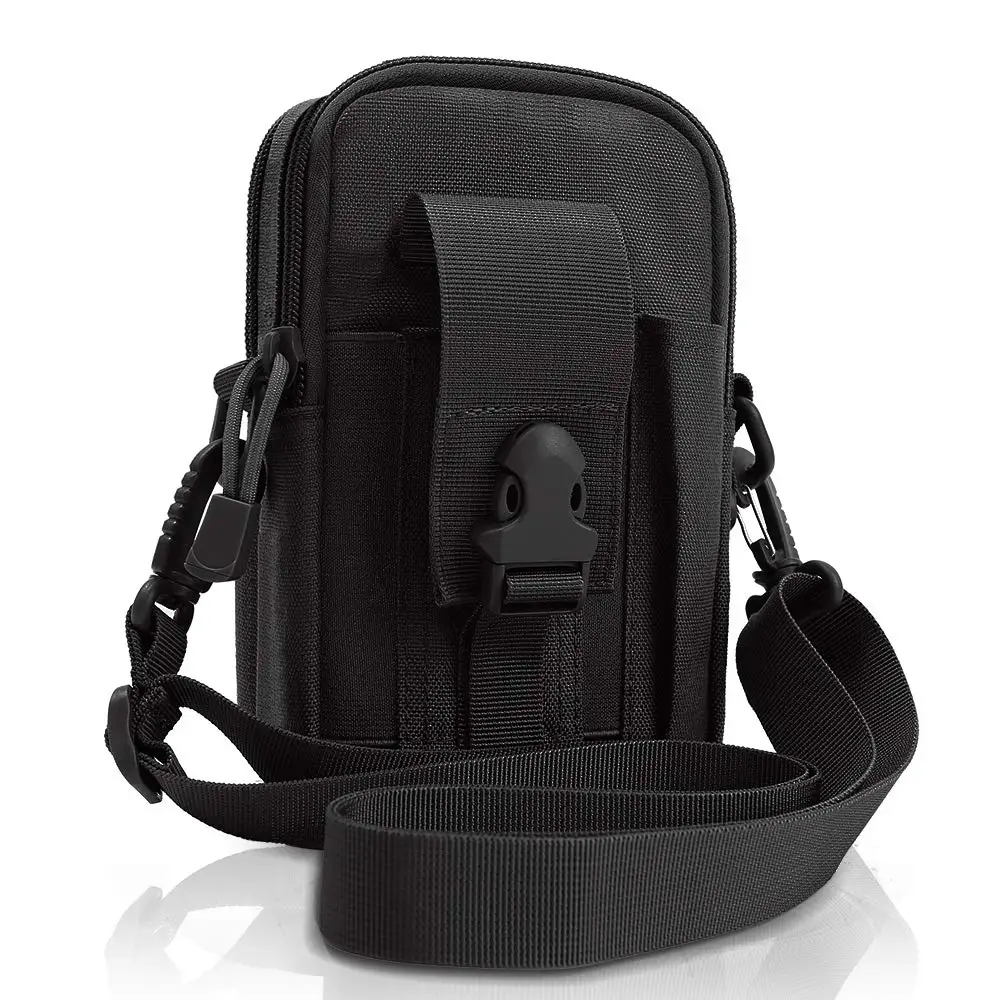 

Tactical Molle Pouch EDC Men Belt Waist Bag Utility Gadget Gear Tool Organizer Pocket with Cell Phone Holster Holder for Outdoor