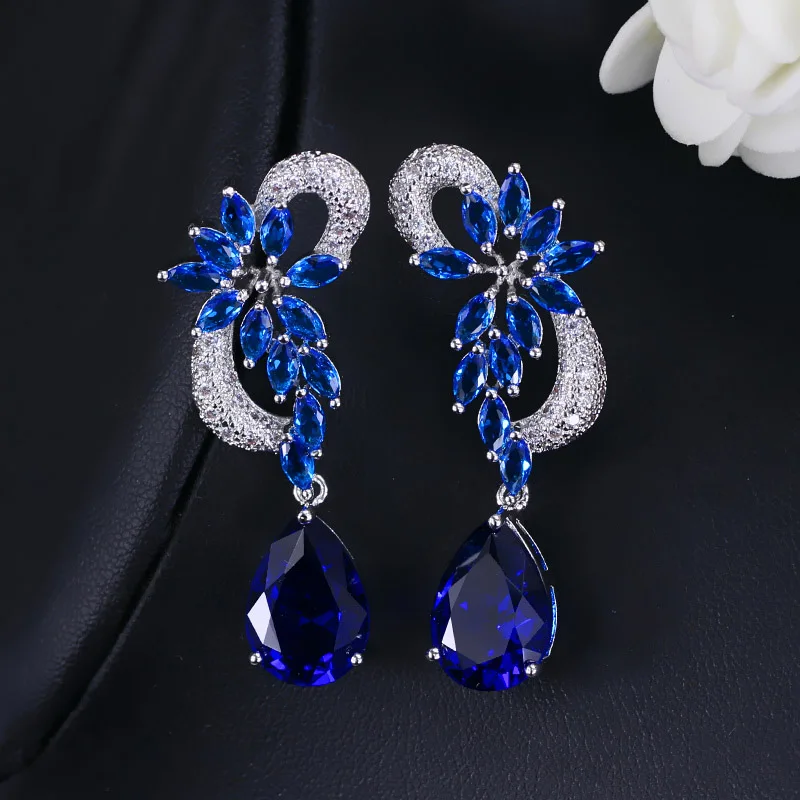 blue earring