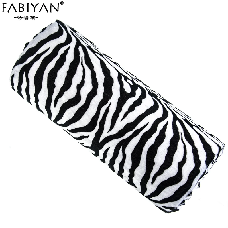 Professional New Zebra Soft Stripe Design Hand Rest Holder Cushion Pillow Nails Nail Art Manicure Tool Half Column