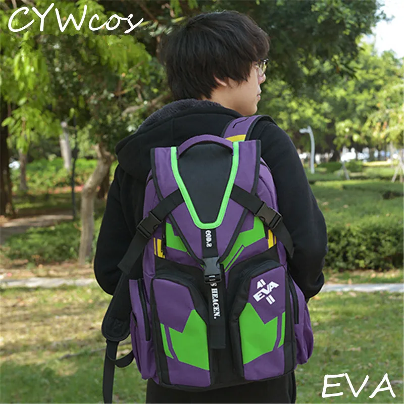 

NEON GENESIS EVANGELION EVA Asuka Langley Soryu Cosplay Shoulder Bag Outdoor Sports Bag EVA Student Backpack