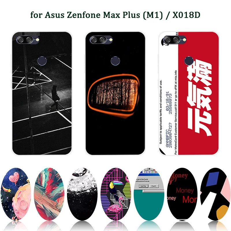 5.7 inch For Asus Zenfone Max Plus (M1) X018DC ZB570TL Chinese Case Soft Silicon Full Protection Transparent TPU Back Cover |