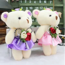 Adorável Mini Toy Encanto Do Telefone de Pelúcia Pequeno Brinquedo do Urso de Pelúcia Macia Presente relativo à promoção do Algodão Opp Urso Boneca Para 12 cm Para Presente de Natal