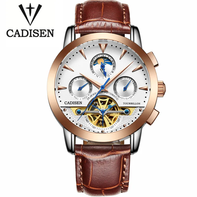 

Relogio Masculino 2016 CADISEN Watches Men Luxury Brand Mechanical Watch Clock Men Casual Watch Reloj Business Wristwatch