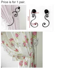 New hot free shipping European style curtain wall hook curtain Valance mosquito net accessories wrought iron