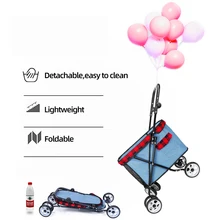 Новинка, переносная дорожная Сетчатая Сумка, четыре колеса, для питомцев, коляска для собак, сумки для переноски, для улицы, для домашних животных, коляска для собак, для питомцев, складная переноска, тележка