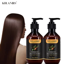 Шампунь Для Волос Гладкий питающий аргановое масло инфузированное Кератиновое лечение make Hair gloss