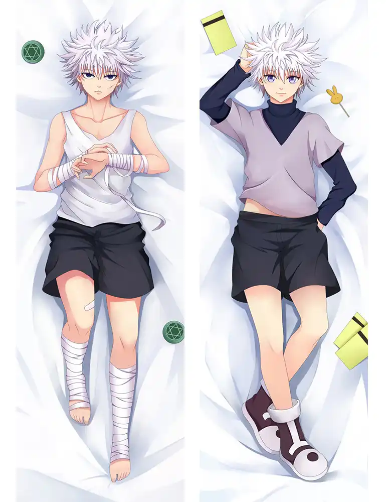 Funda de almohada de Anime Hunter X Hunter Killua Zoldyck & Kurapika