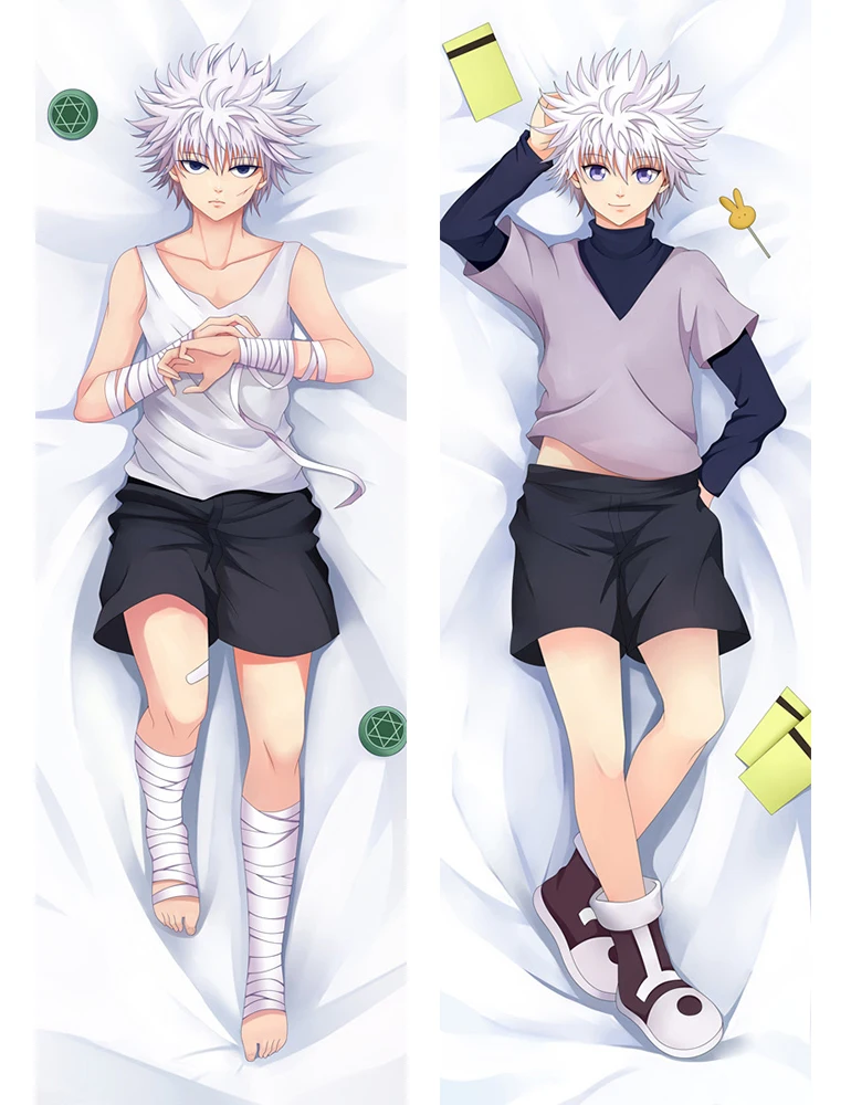 Сентябрь обновление аниме Hunter X Killua Zoldyck Сапожки в стиле & Kurapika Hisoka Dakimakura тела