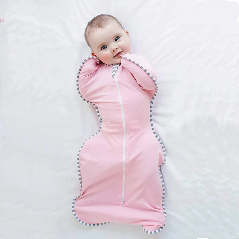 

0-1Y Baby Swaddle 100% Cotton Baby Toddler Swaddleme Thin Wrap Summer Sleep Bag Sleepsack Envelopes Newborns Kids Bathrobe