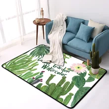 Nordic Home Ковер свежий кактус Печатный уголок ковры гостиная спальня детская комната дети ползающий пол коврик офисное кресло ковры