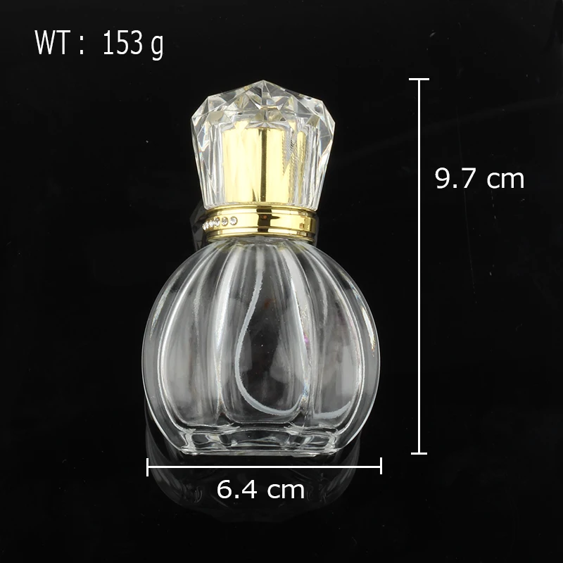 

Ynzzio 50ml Clear Refill Glass Spray Refillable Perfume Bottles Glass Automizer Empty Cosmetic Container For Travel