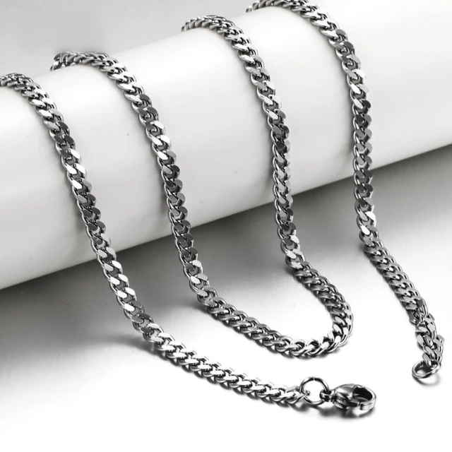 Whole Steel Jewelry Accessories Length 50cm 20 Never Fade Whole Steel Jewelry Accessories Length 50cm 20 Never Fade Nickle Free Surgical Twisted Link