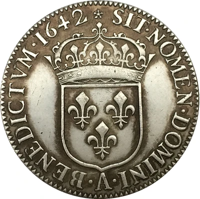 Франция Людовик XIII 1642 монеты КОПИЯ