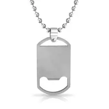 Низкая цена, Мужская открывалка для бутылок из нержавеющей стали, собачья бирка, лидер продаж, металлическая открывалка для бутылок на заказ с популярным пользовательский металлическим открывалкой для бутылок