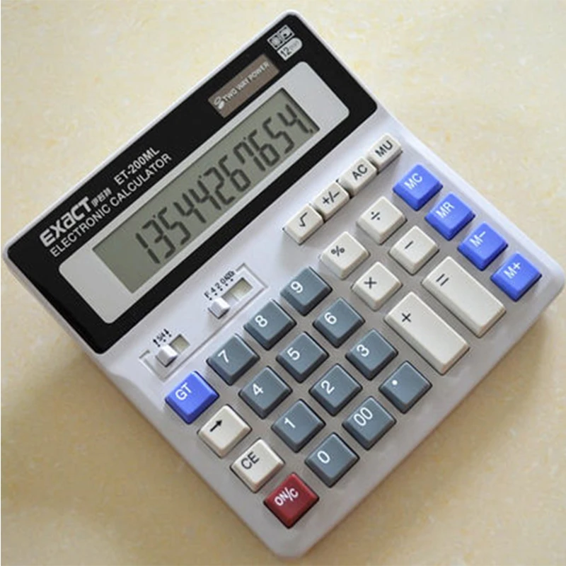 2018 الجرافيك Calculatrice المالية حاسبة مكتب الأعمال حاسبة مفاتيح الكمبيوتر الشمسية اثنين الطاقة Calculadora
