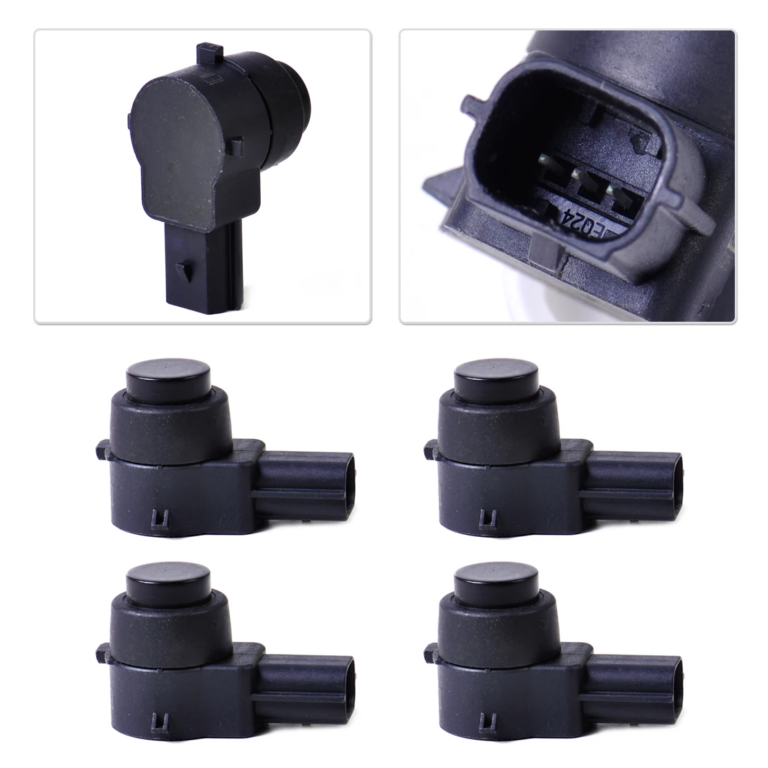 

beler 4x Bumper PDC Parking Aid Sensor Assist for Chrysler 300 Dodge CHARGER JEEP LIBERTY 1EW63TZZAA 1EW63HBVAA 0263013030