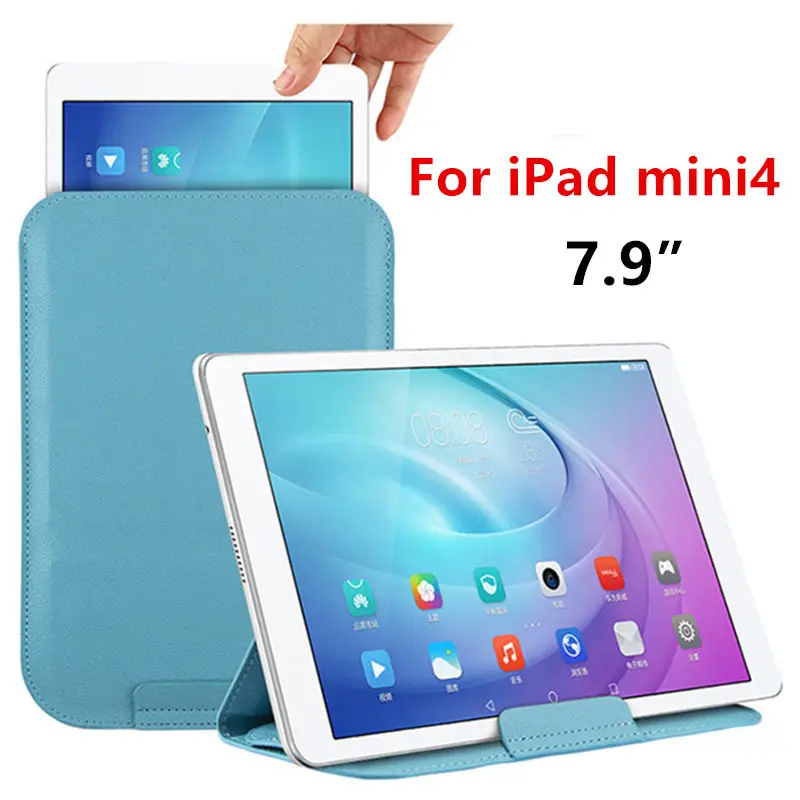 Case Sleeve For iPad mini 4 Protective Smart cover Protector Leather
