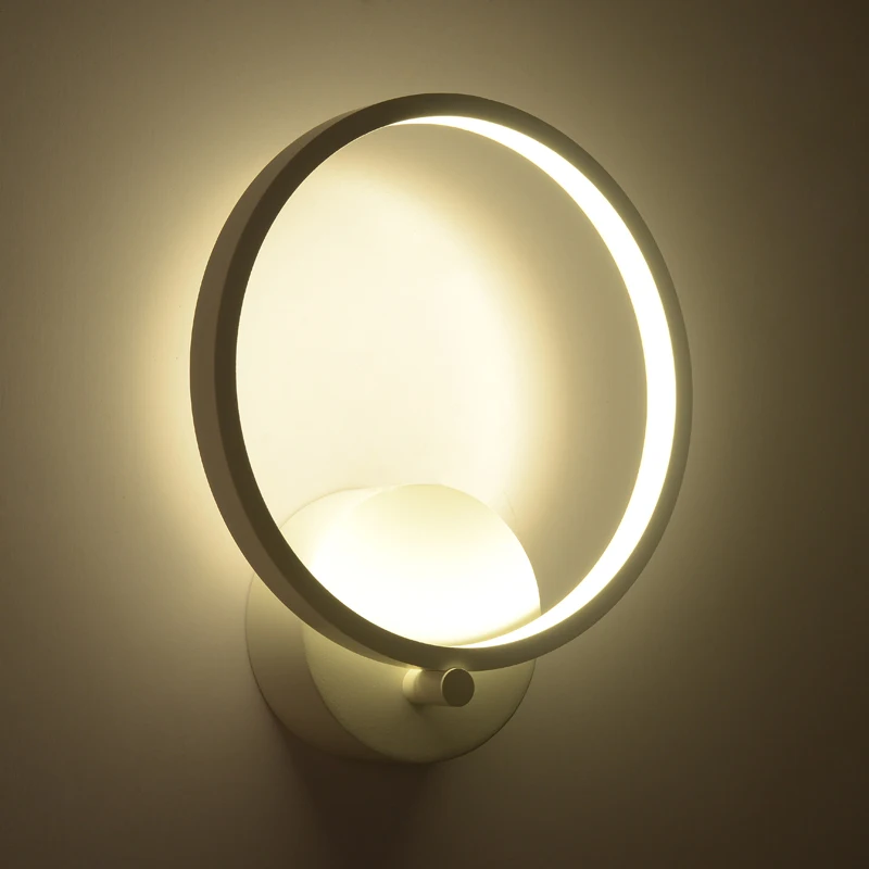 

Modern LED wall lamp home decoration wall light for living room aluminum wall sconce bathroom 12W 15W LED ring lighting fixture