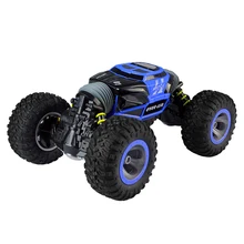 1:16 двухсторонний 2,4 GHz 4WD RC автомобиль один ключ трансформирует вездеход автомобиль варанид скалолазание грузовик пульт дистанционного управления игрушечный автомобиль