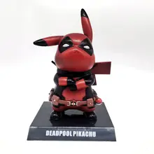 Deadpool Figure Pikachu COS Deadpool Wade Winston Wilson 15CM PVC Action Figure Toy Collection Model Gift In box
