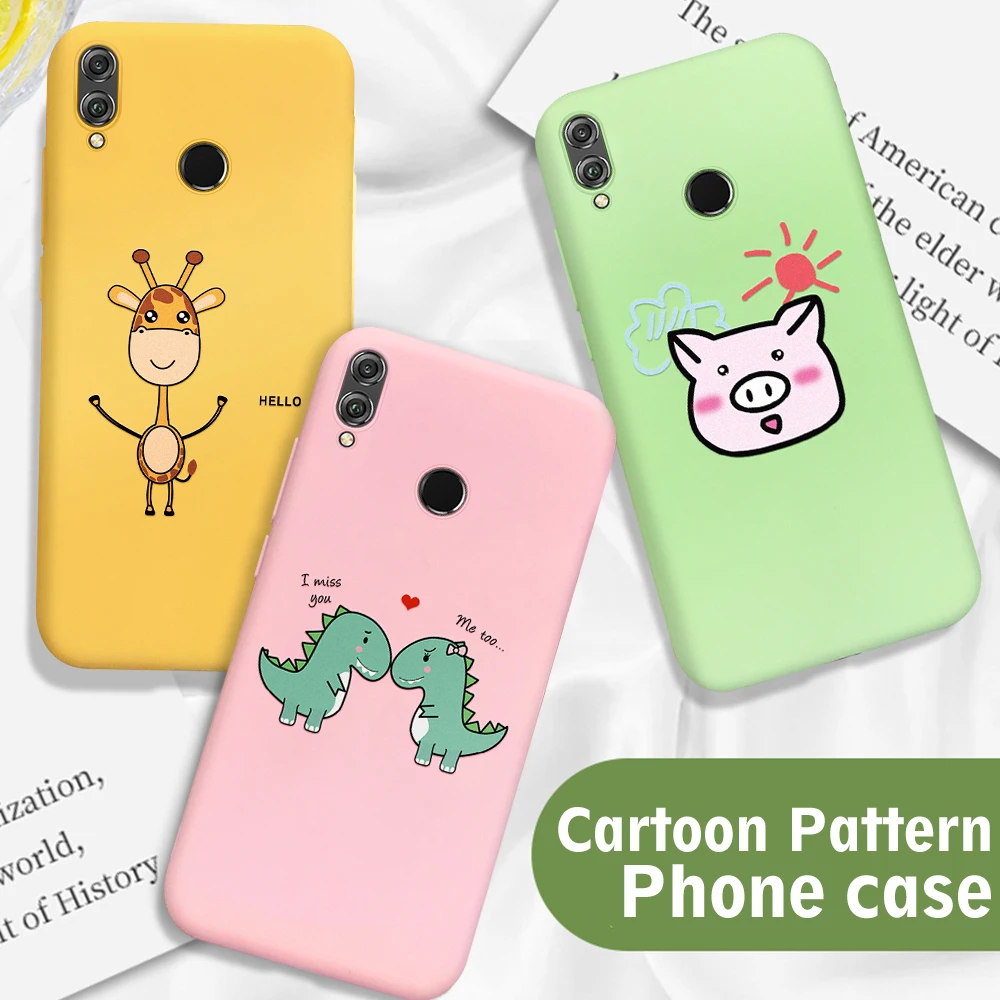 

Cartoon Pattern Phone Shell For Huawei Nova 3e 4e Soft TPU Phone Back Cover For Huawei Nova 2i 5i 5 5 Pro Silicon Coque Capa