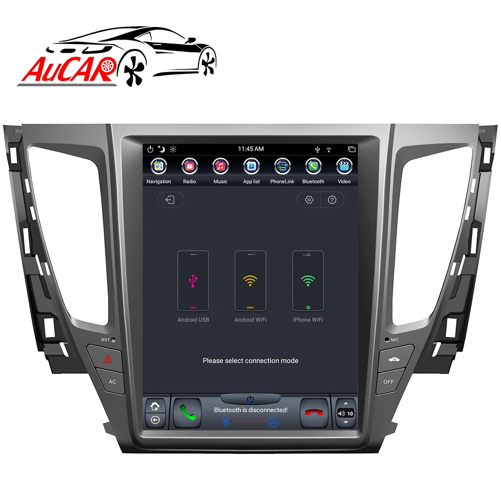 Автомагнитола Tesla 12 1 дюйма Android 9.1din gps DVD для Mitsubishi Pajero Sport 2016 2017 2018 Авторадио