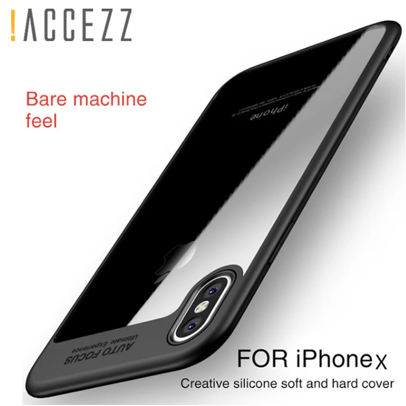 Роскошный прозрачный чехол для телефона iphone 7 8 plus X 10 PC Мягкий ТПУ защитные