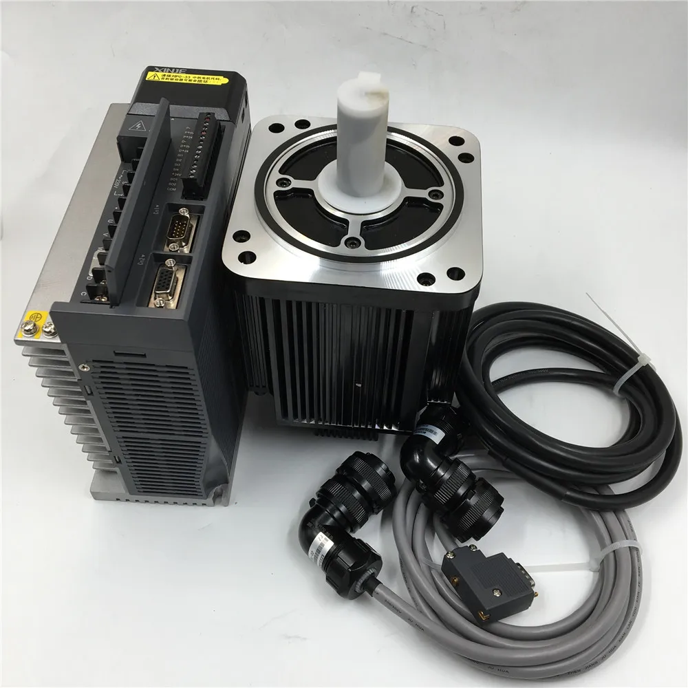 1.5KW Brake 18N.m AC Servo Motor Driver 2500rpm & 3M Encoder Power Cable CNC Kit MS-130ST-M06025BZ-21P5+DS3-21P5-PQA 1.5KW Brake 18N.m AC Servo Motor Driver 2500rpm & 3M Encoder Power Cable CNC Kit MS-130ST-M06025BZ-21P5+DS3-21P5-PQA